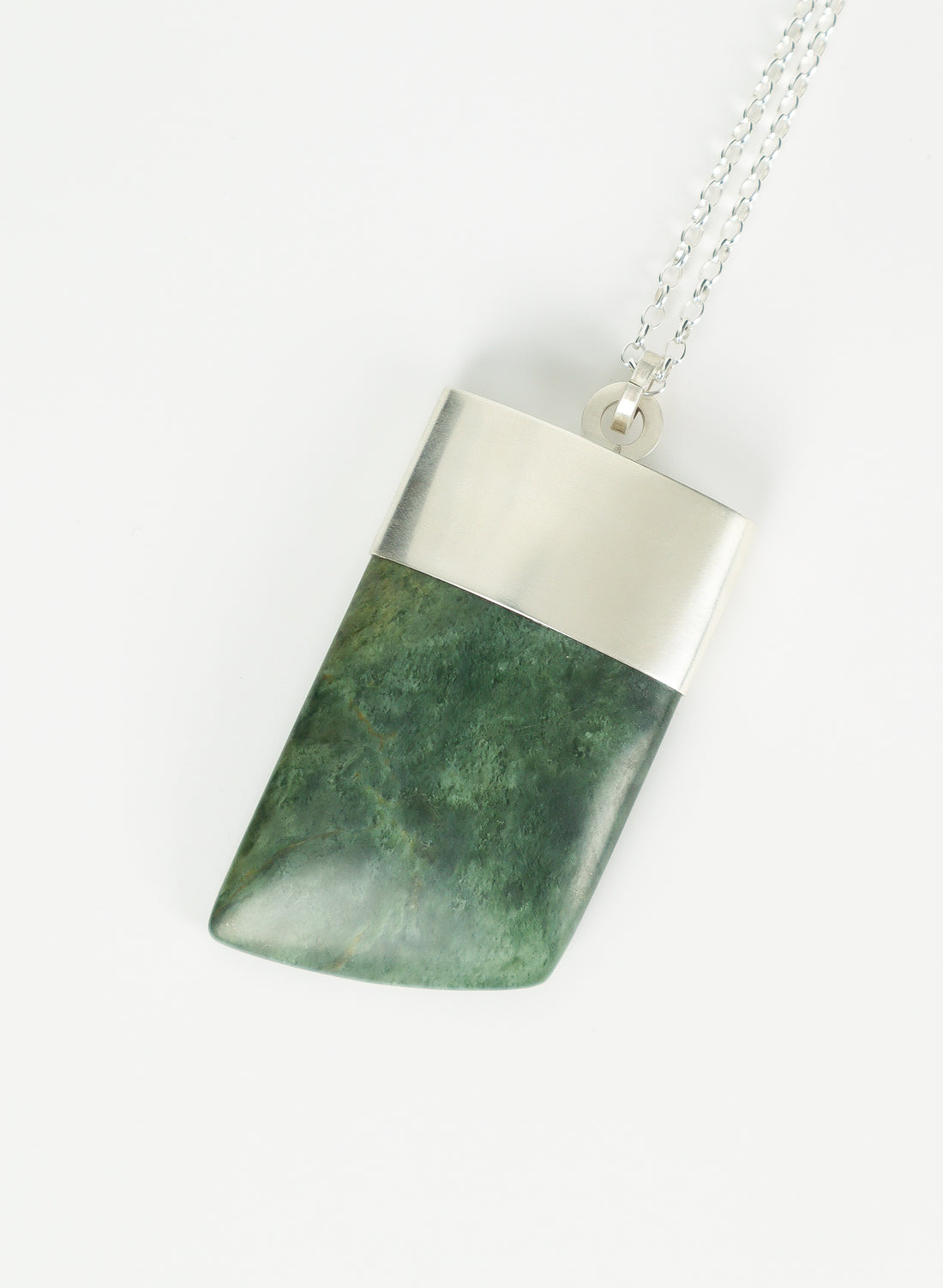 Sterling Silver Capped Pounamu Toki 