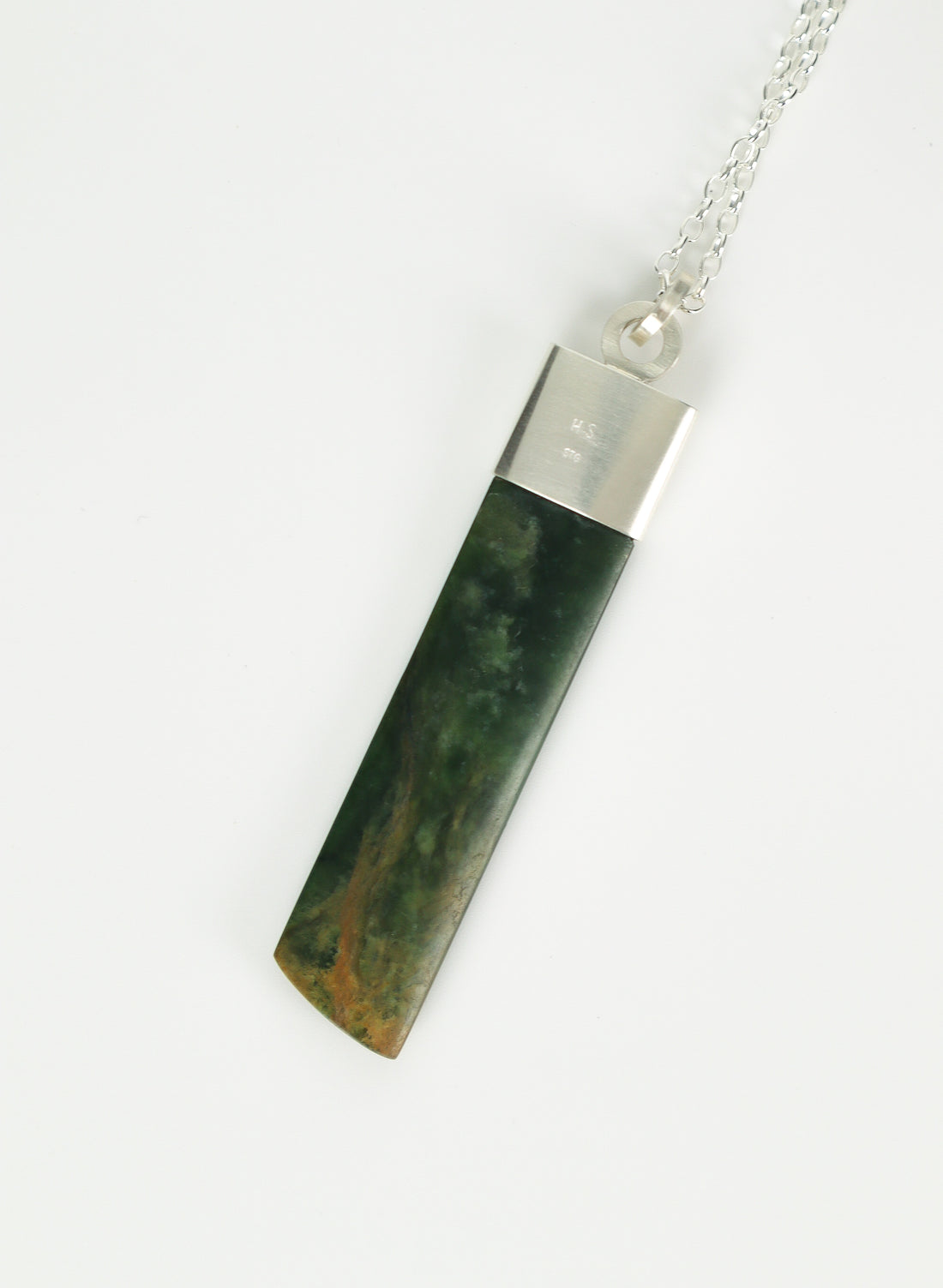 Sterling Silver Capped Pounamu Toki 