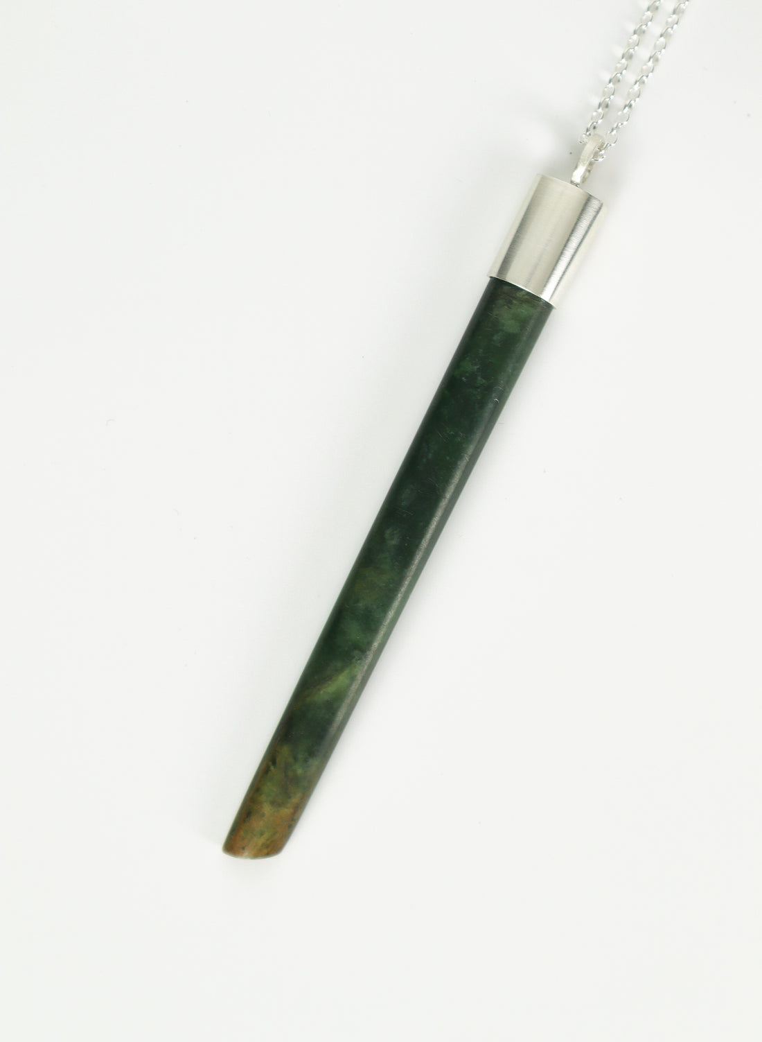 Sterling Silver Capped Pounamu Toki 