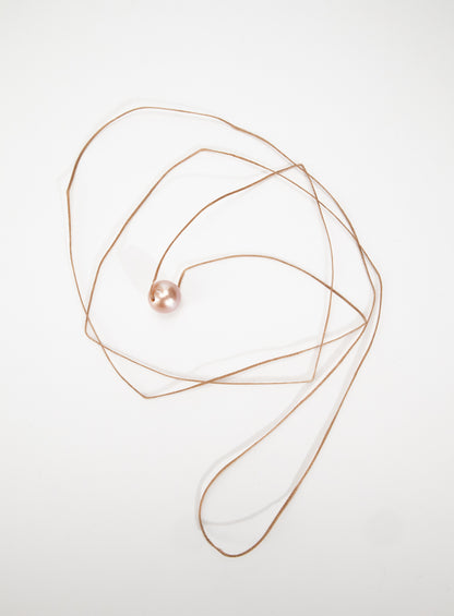 For Mum, you are a real pearl - Hazelnut Necklace