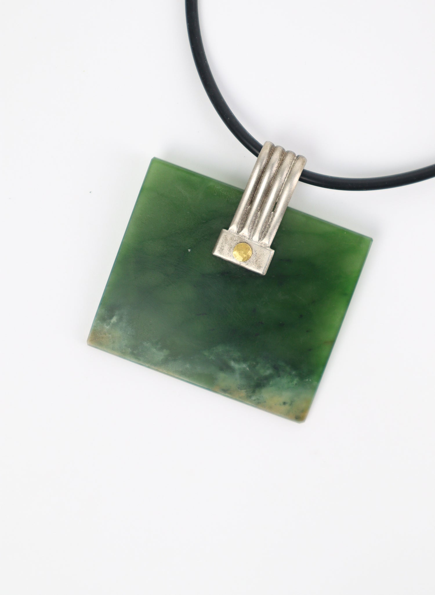 Pounamu, 24ct Gold and Silver Pendant