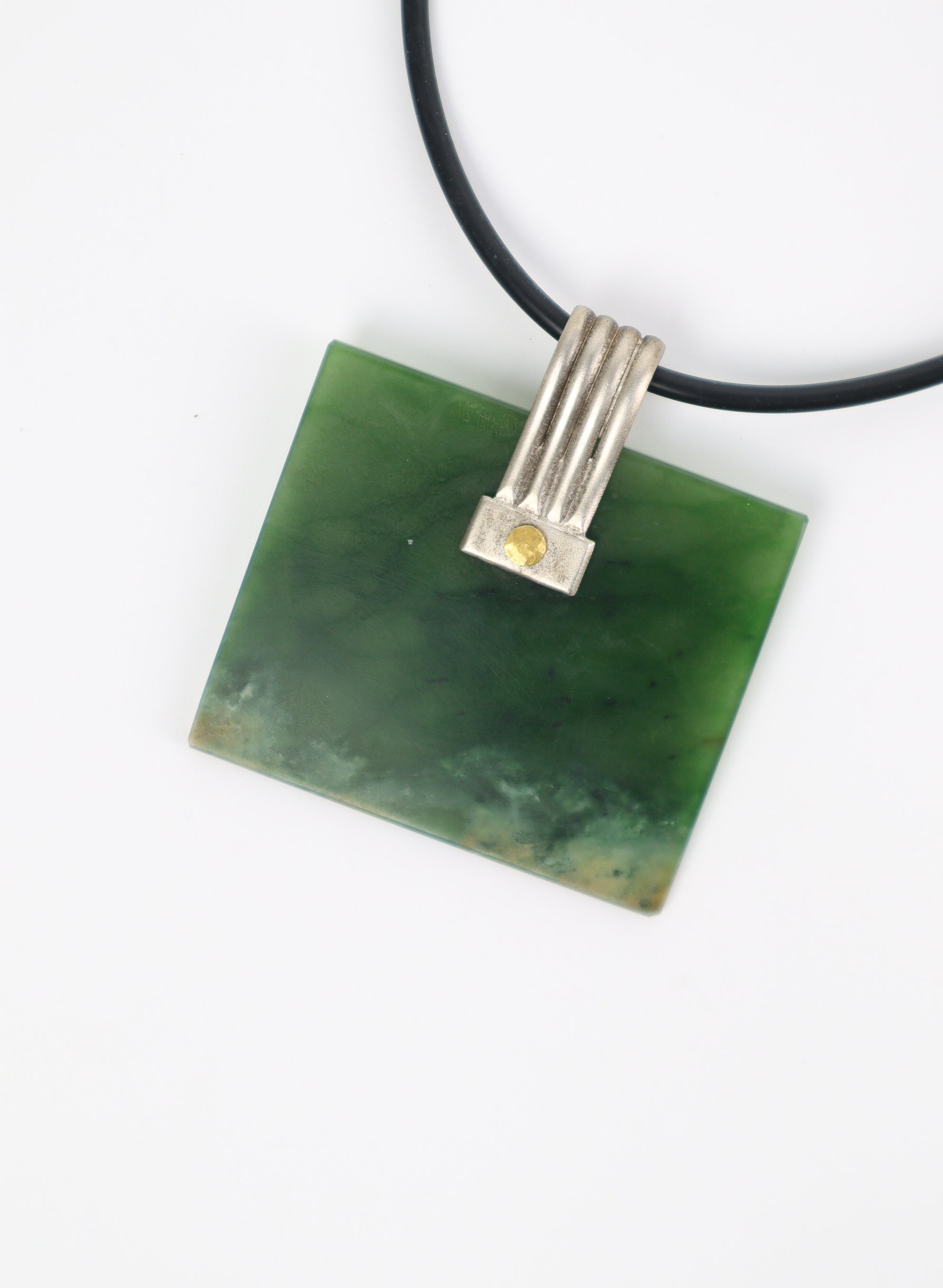 Pounamu, 24ct Gold and Silver Pendant