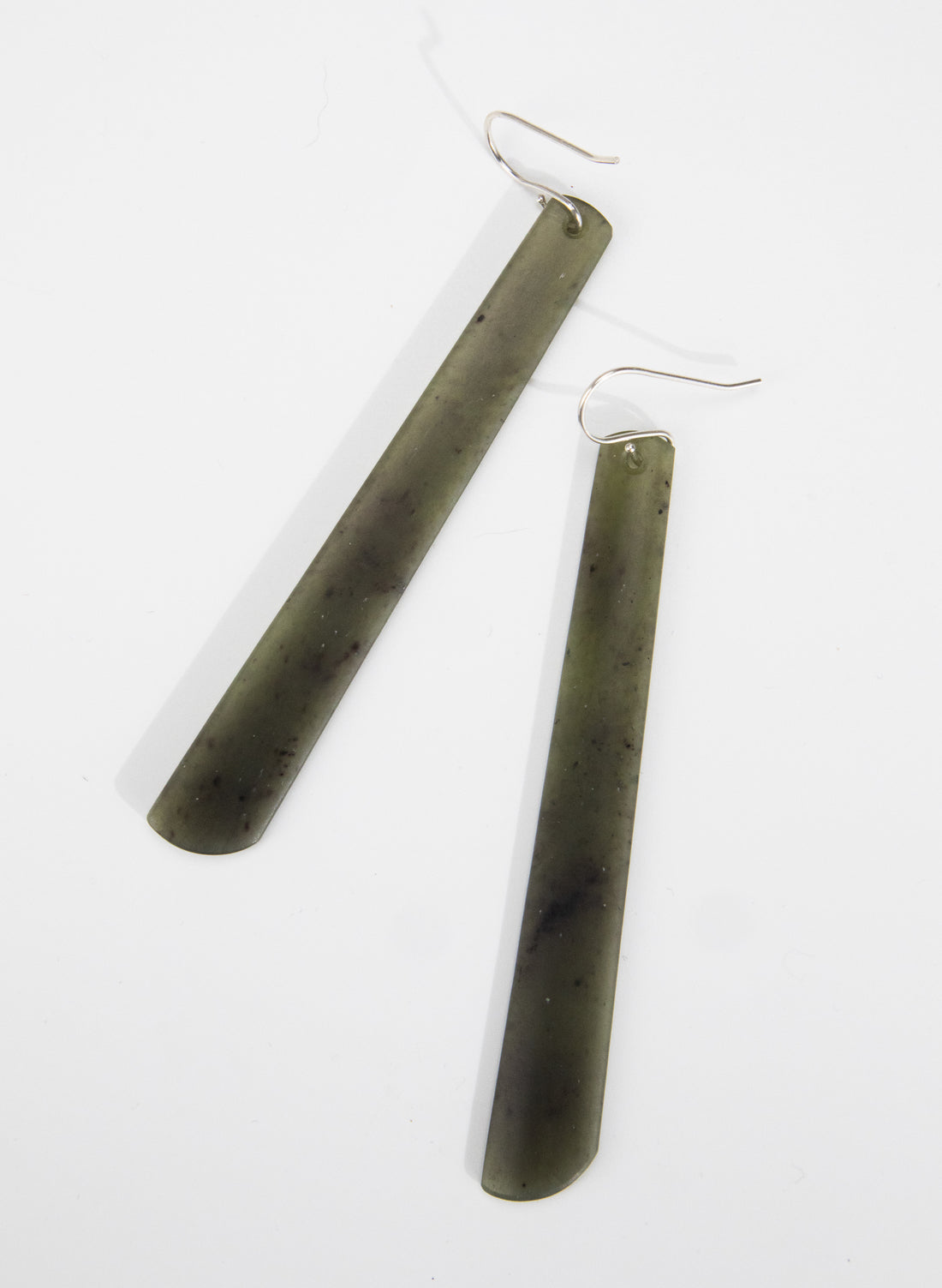 Pounamu Drop Earrings - Large