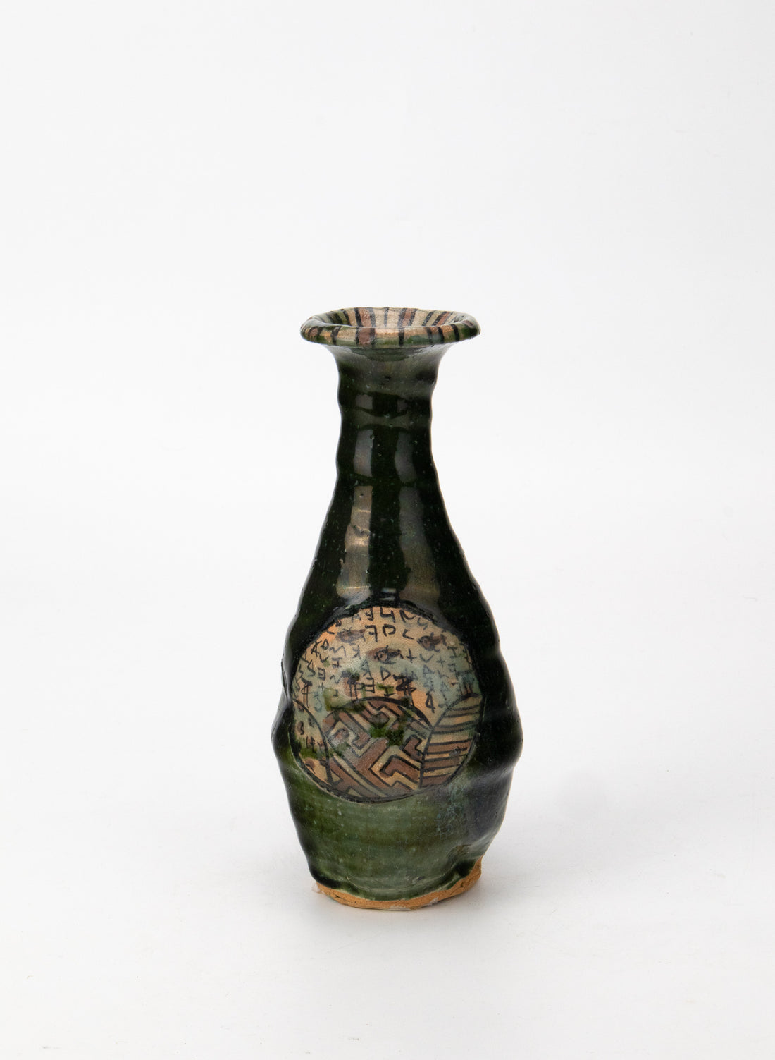 Oribe Sake Bottle Flower Vase
