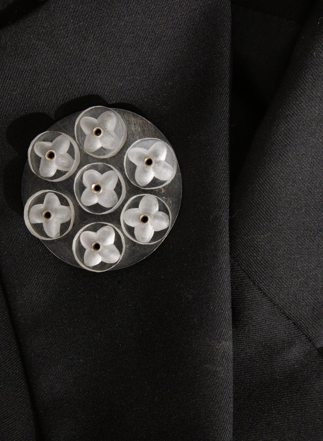 Flower Perspex Brooch