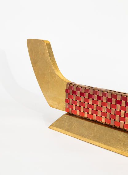 Reds &amp; Copper Waka on Plinth