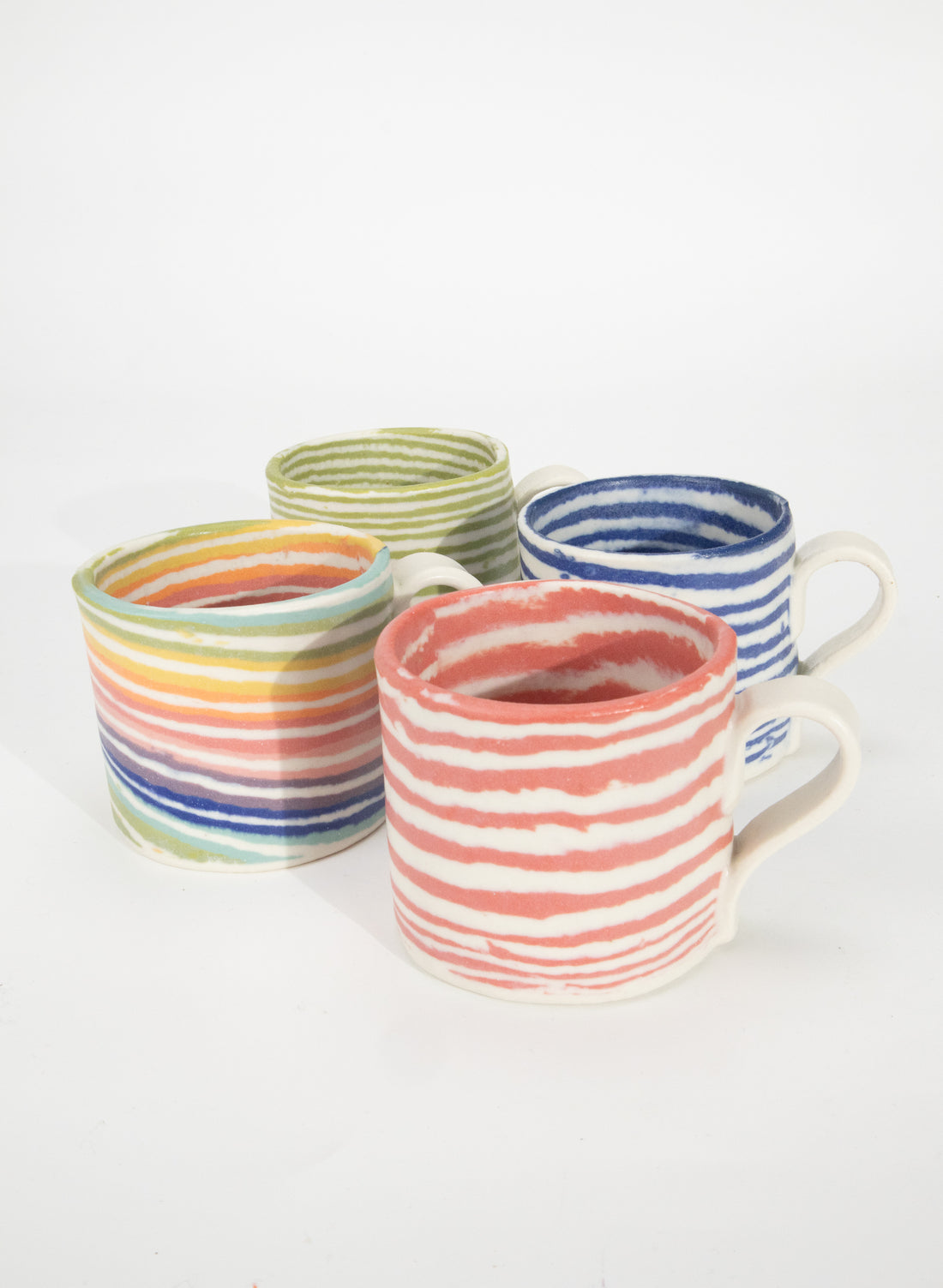 Nerikomi Red Mug - Medium