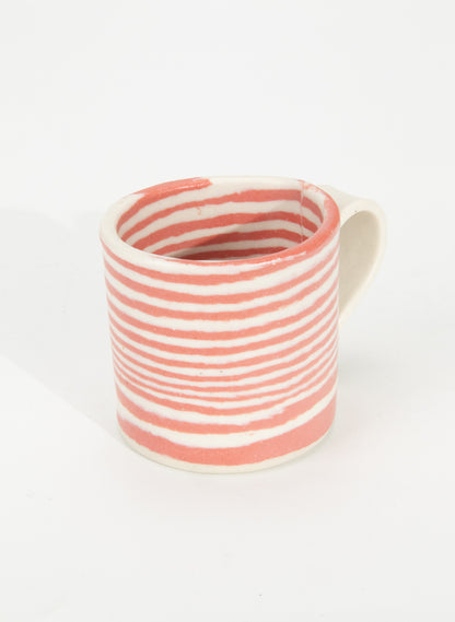 Nerikomi Red Mug - Medium