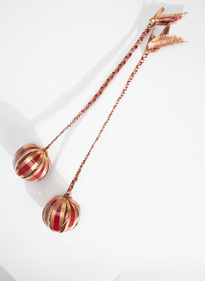 Red &amp; Copper Poi