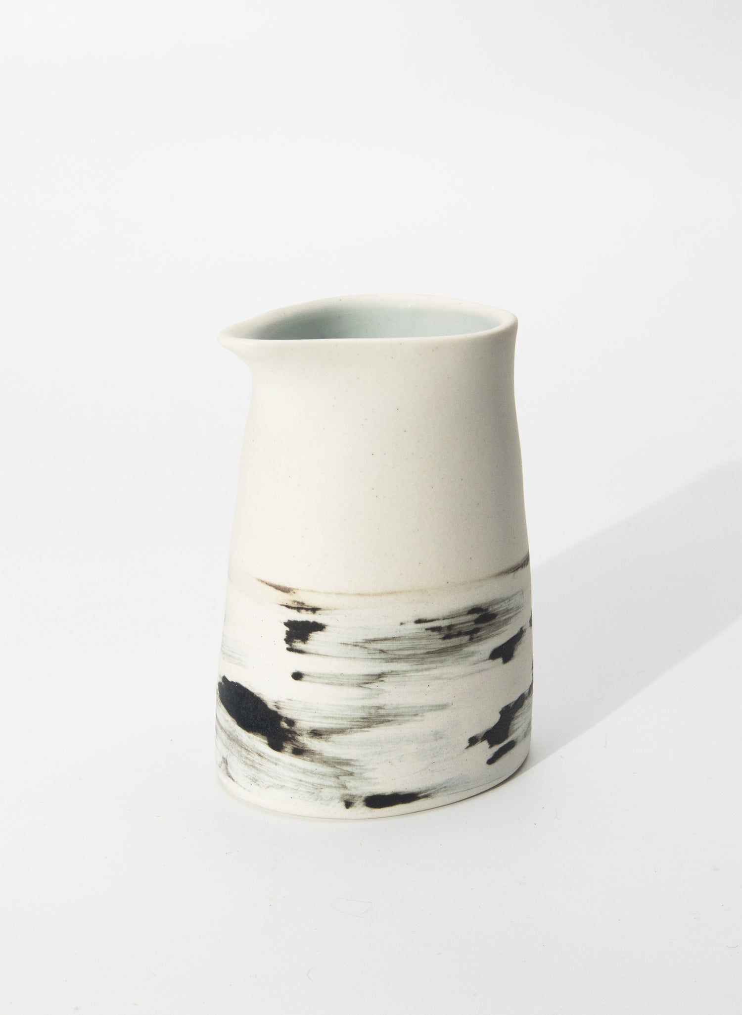 Small Jug - Black Shibori