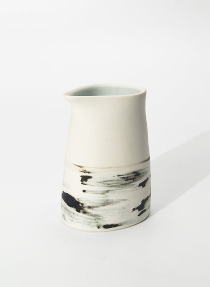 Small Jug - Black Shibori