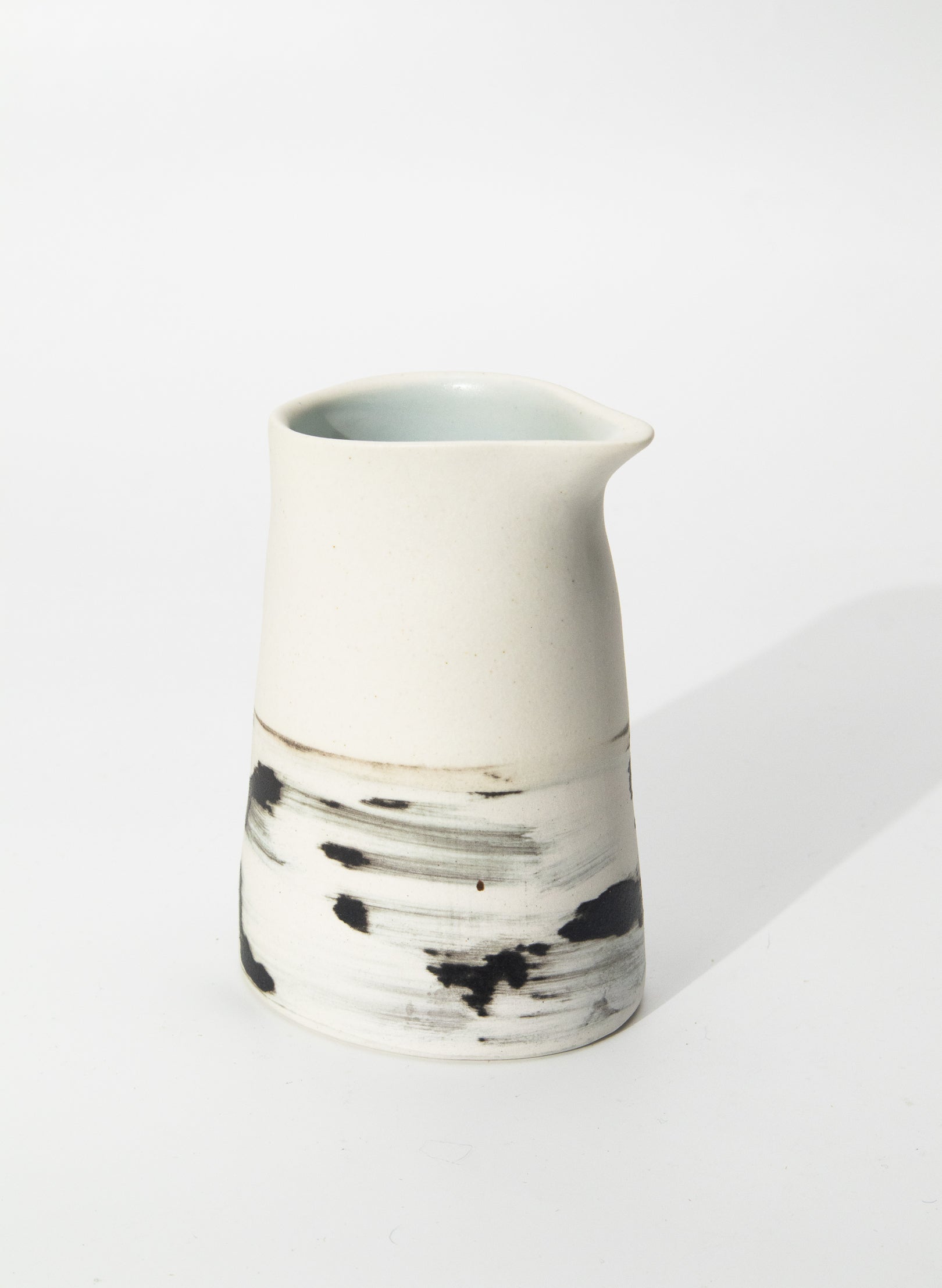 Small Jug - Black Shibori