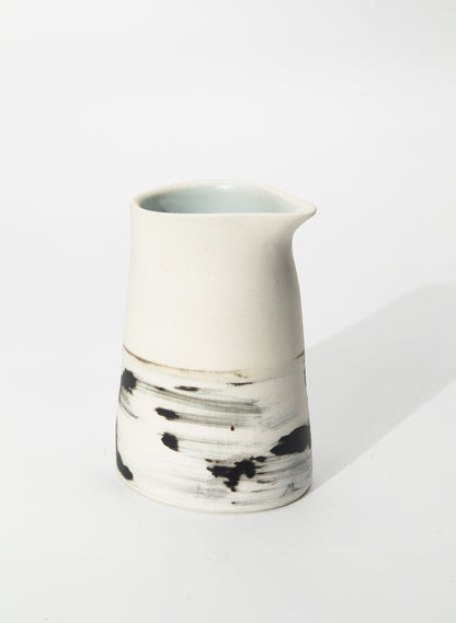 Small Jug - Black Shibori