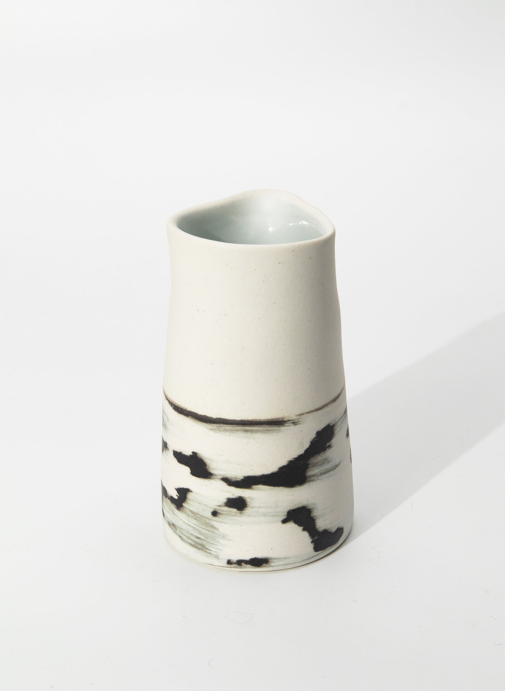 Small Jug - Black Shibori
