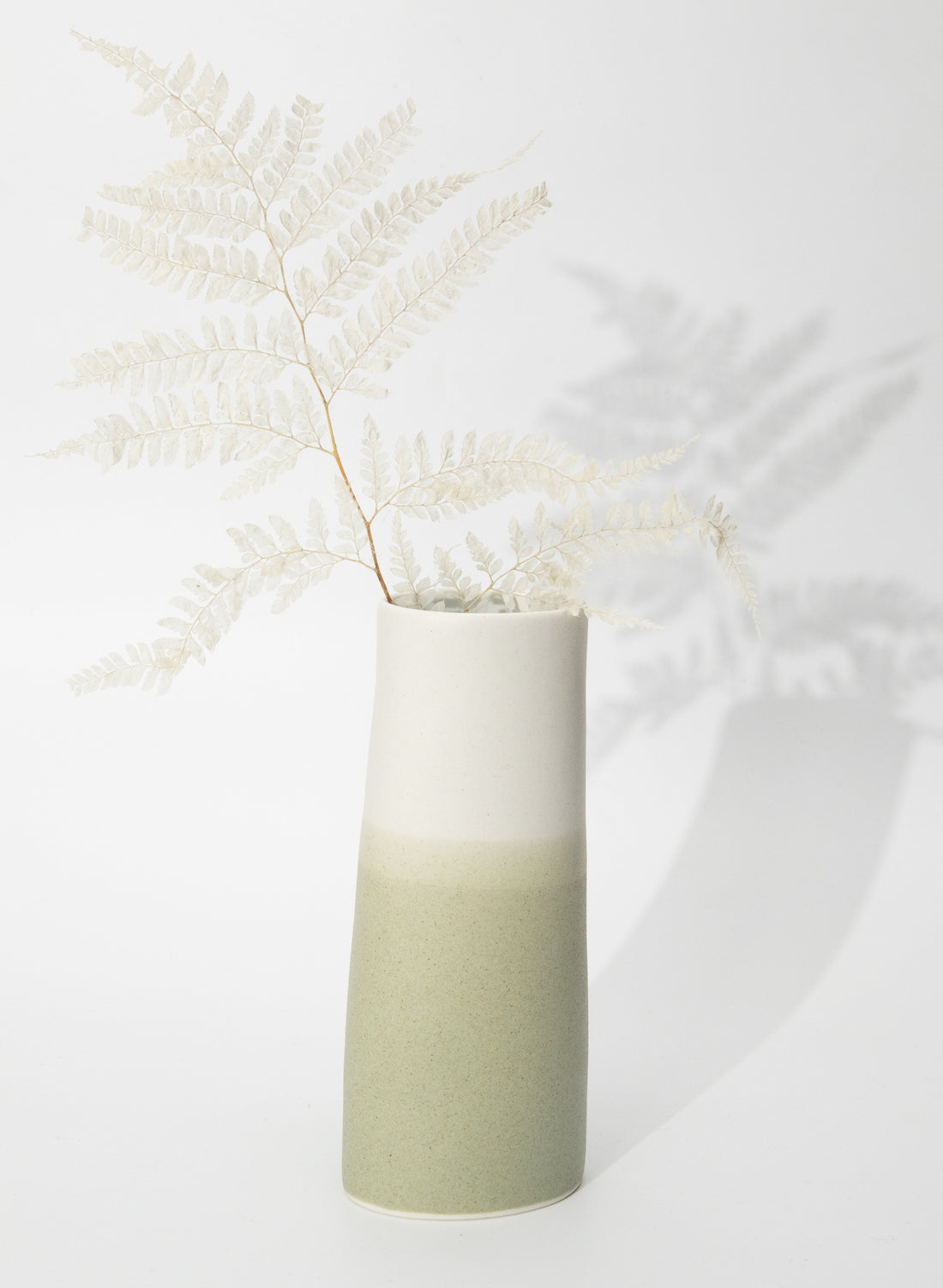 Medium Vase - Green Beige