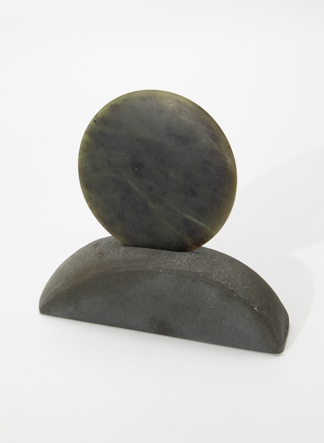 Pounamu Disc Sculpture