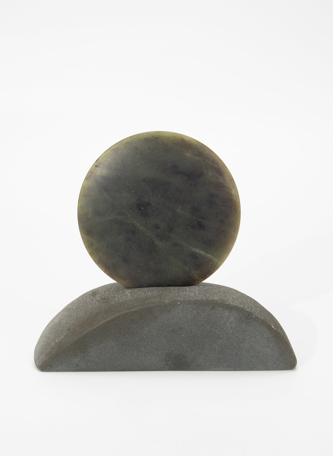 Pounamu Disc Sculpture