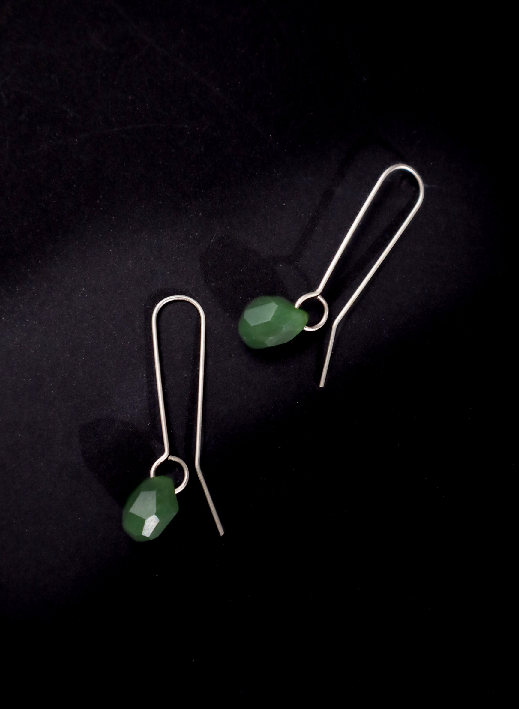 Faceted Rock Earrings