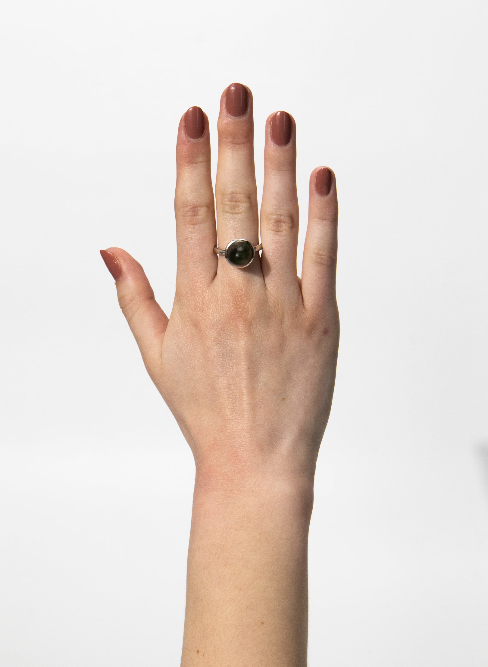 Pounamu Acorn Ring