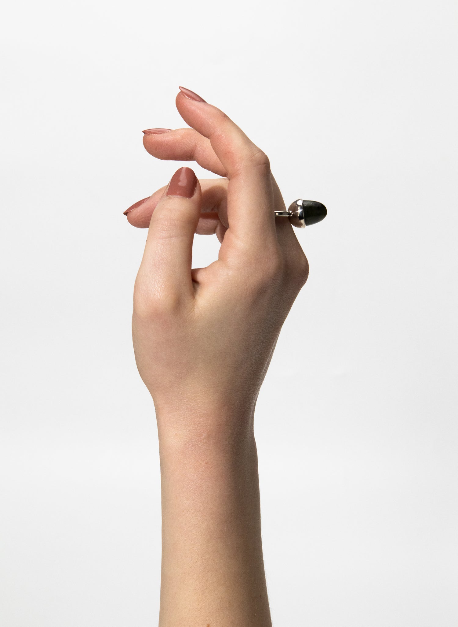 Pounamu Acorn Ring