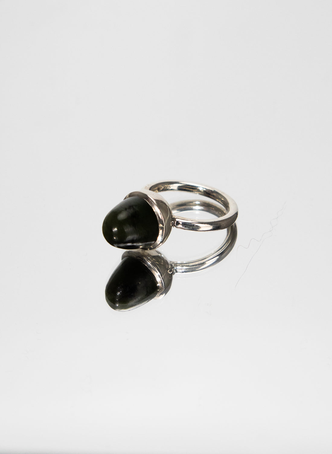 Pounamu Acorn Ring