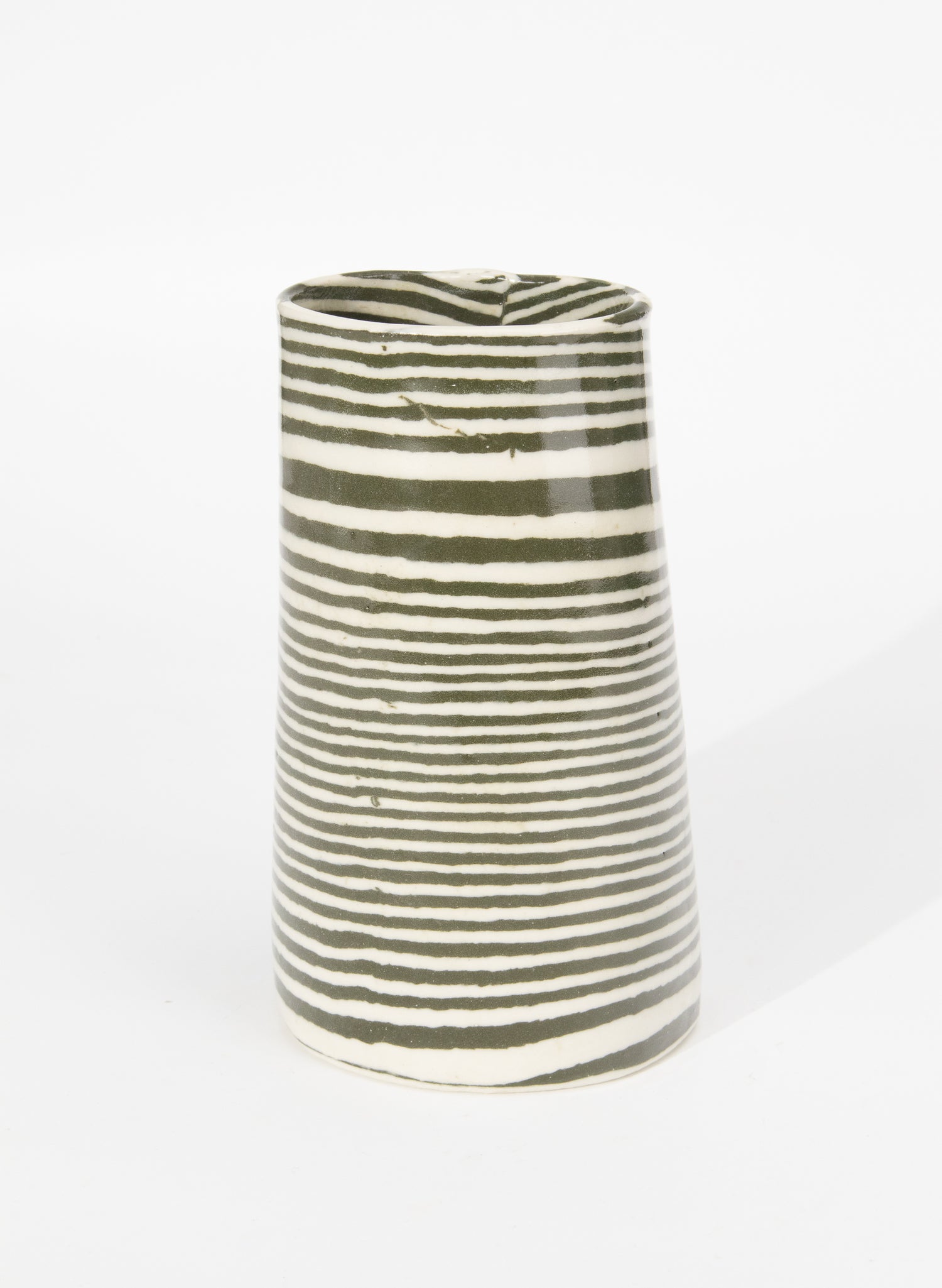 Nerikomi Dark Green Large Vase