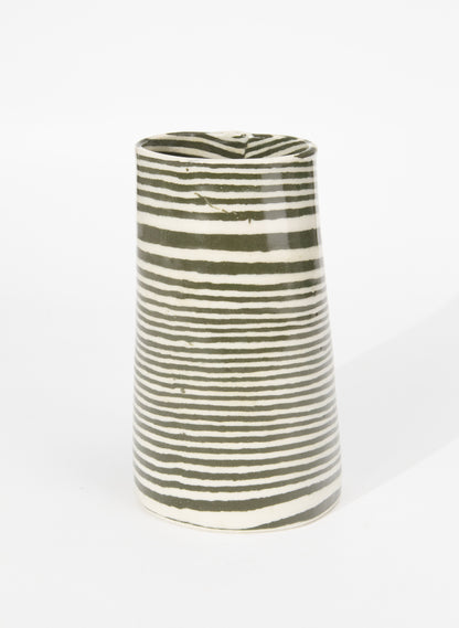 Nerikomi Dark Green Large Vase