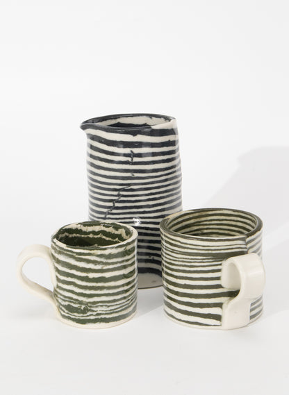 Nerikomi Dark Green Mug - Small