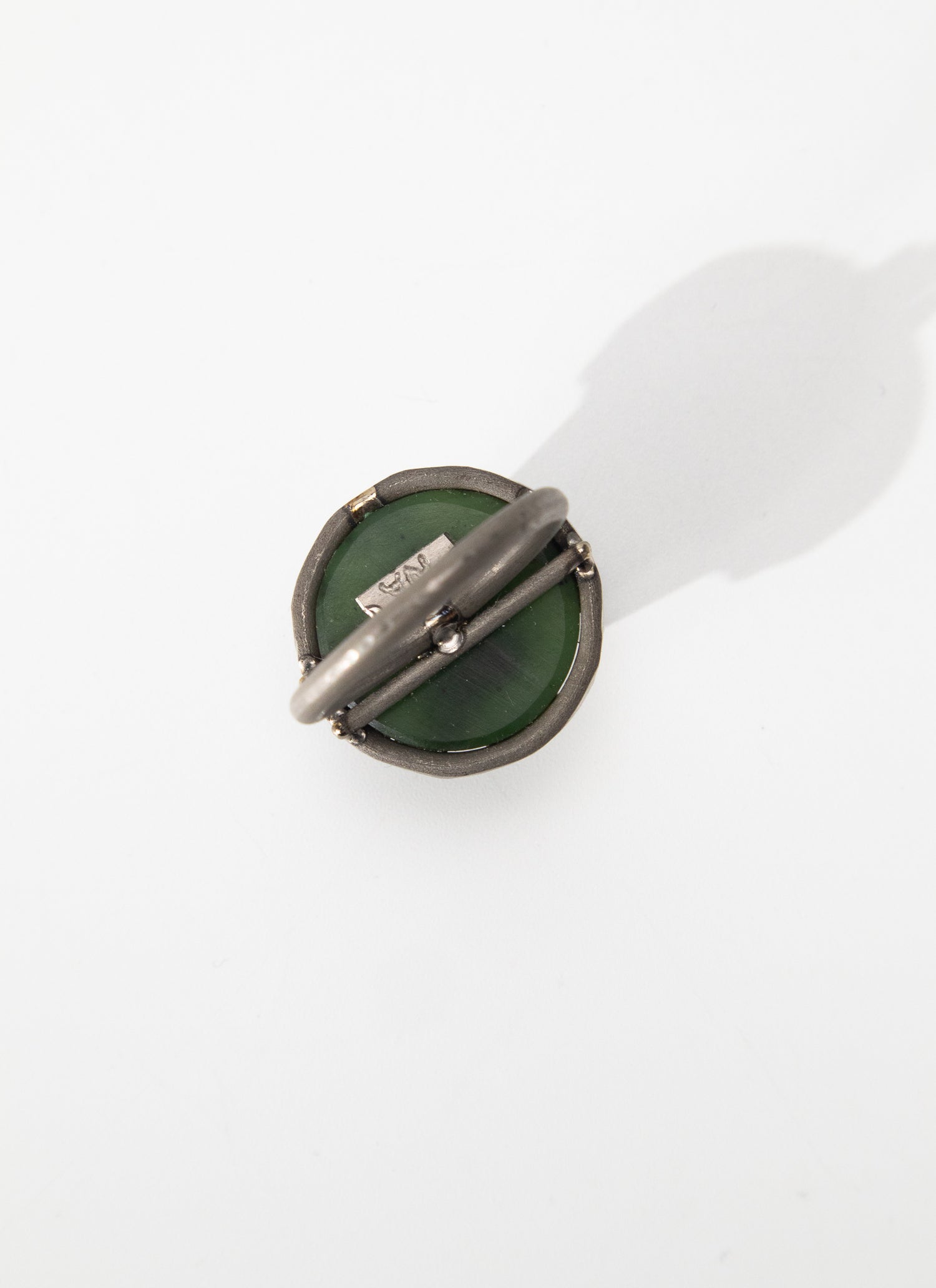 NZ Pounamu &amp; Titanium Ring