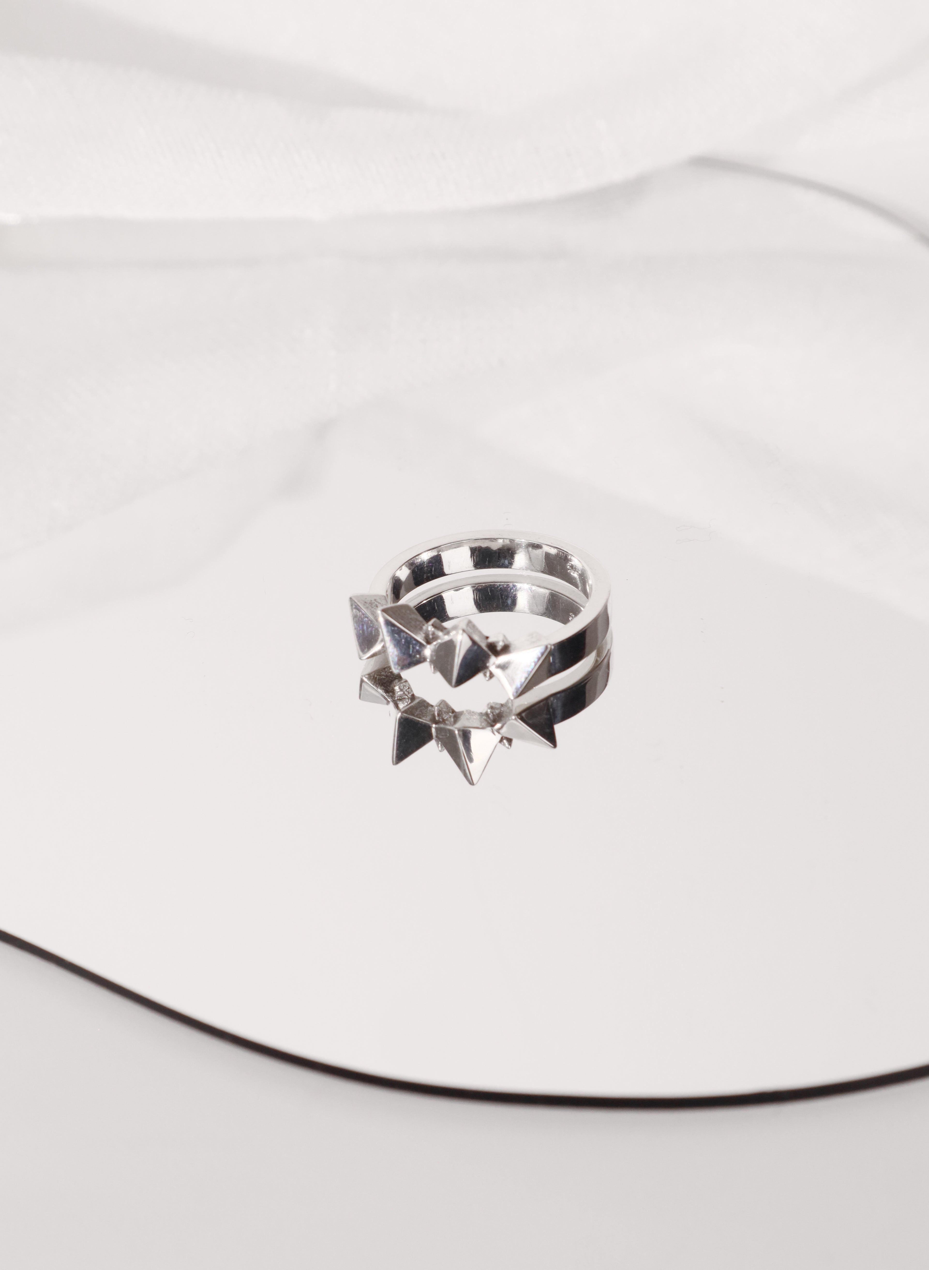 Fan Sterling Silver Ring