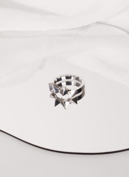 Fan Sterling Silver Ring