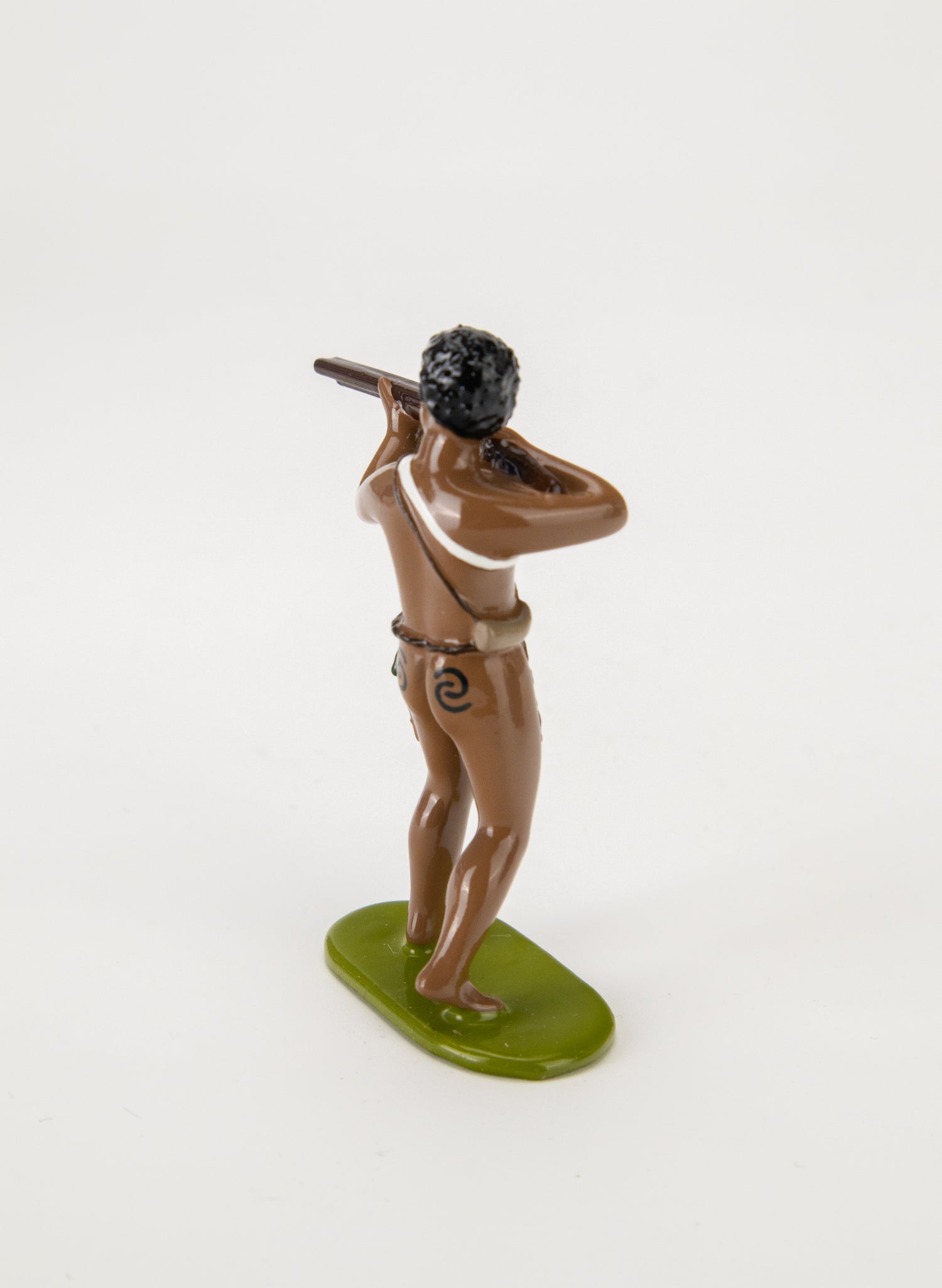 Maori Warrior With Rifle