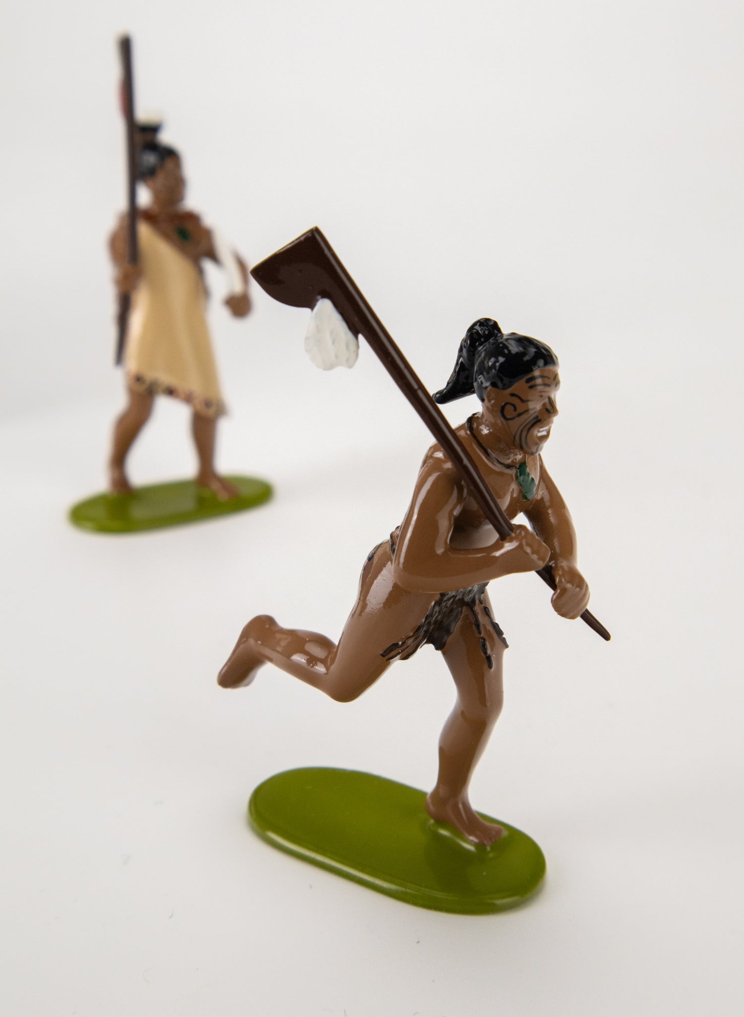 Maori Warrior With Tewhatewha
