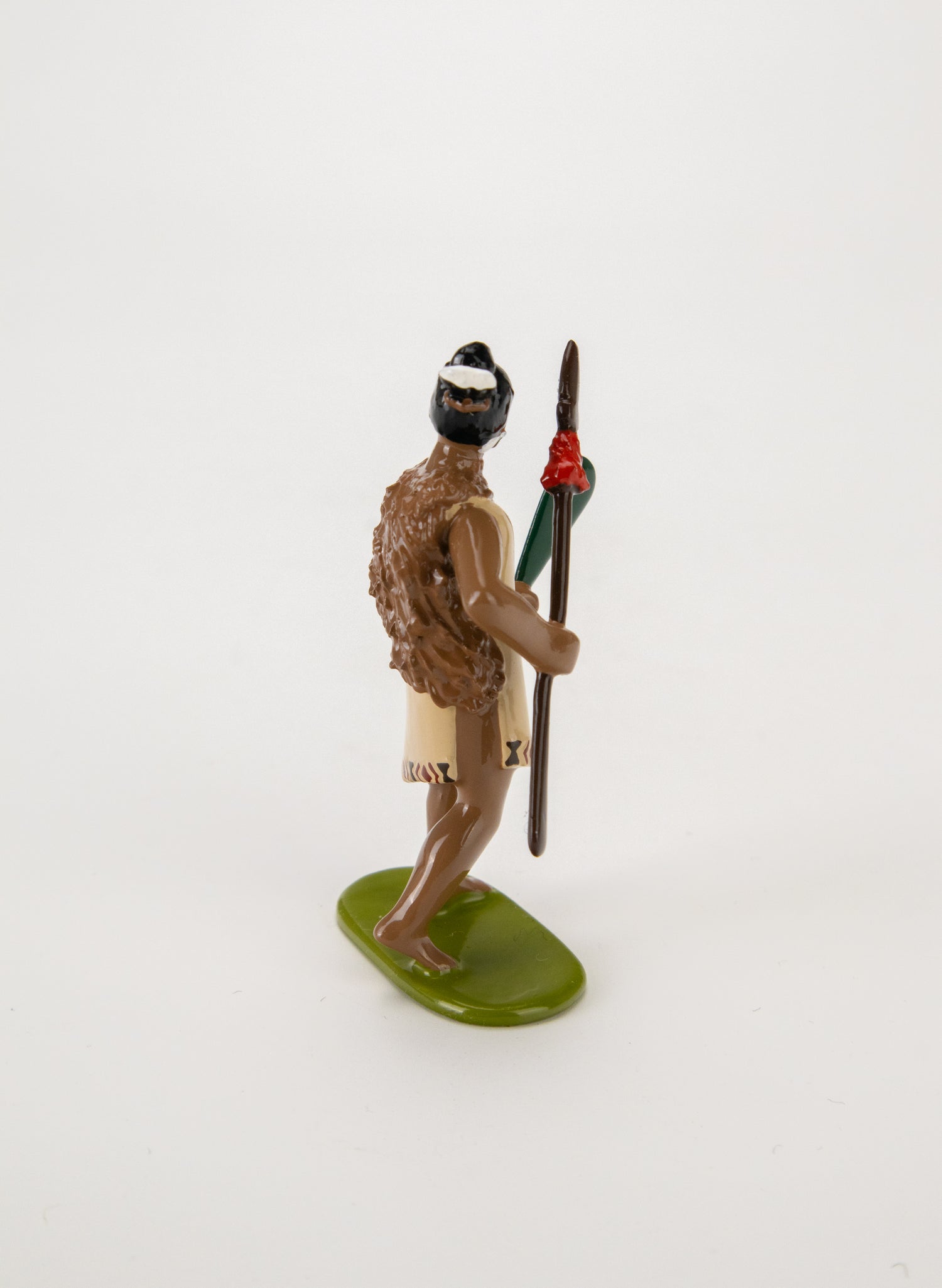 Māori Chief with Mere &amp; Spear