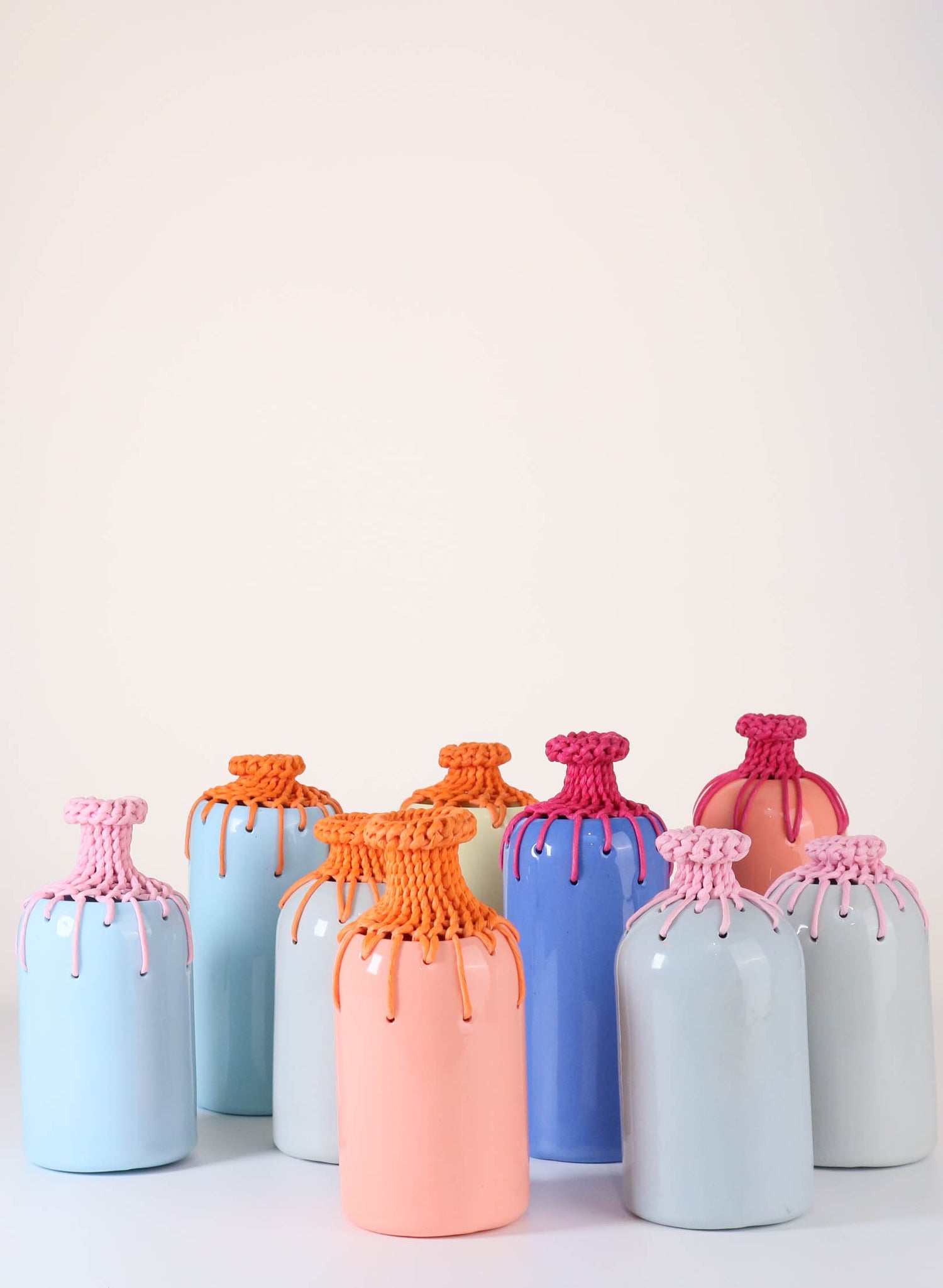 Colourburst Series: Arctic &amp; Light Pink Vase