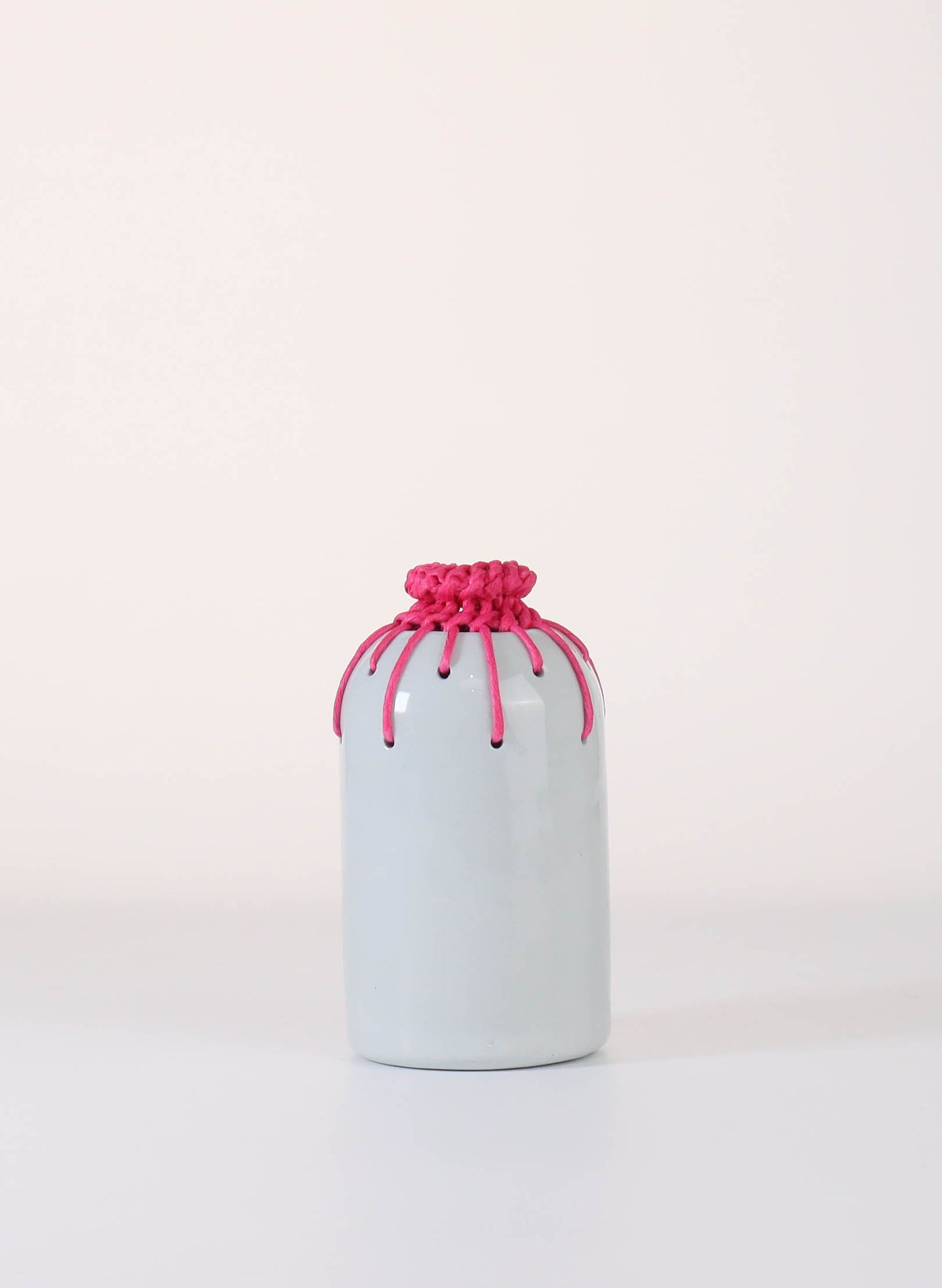 Colourburst Series: Soft Sage &amp; Dark Pink Vase