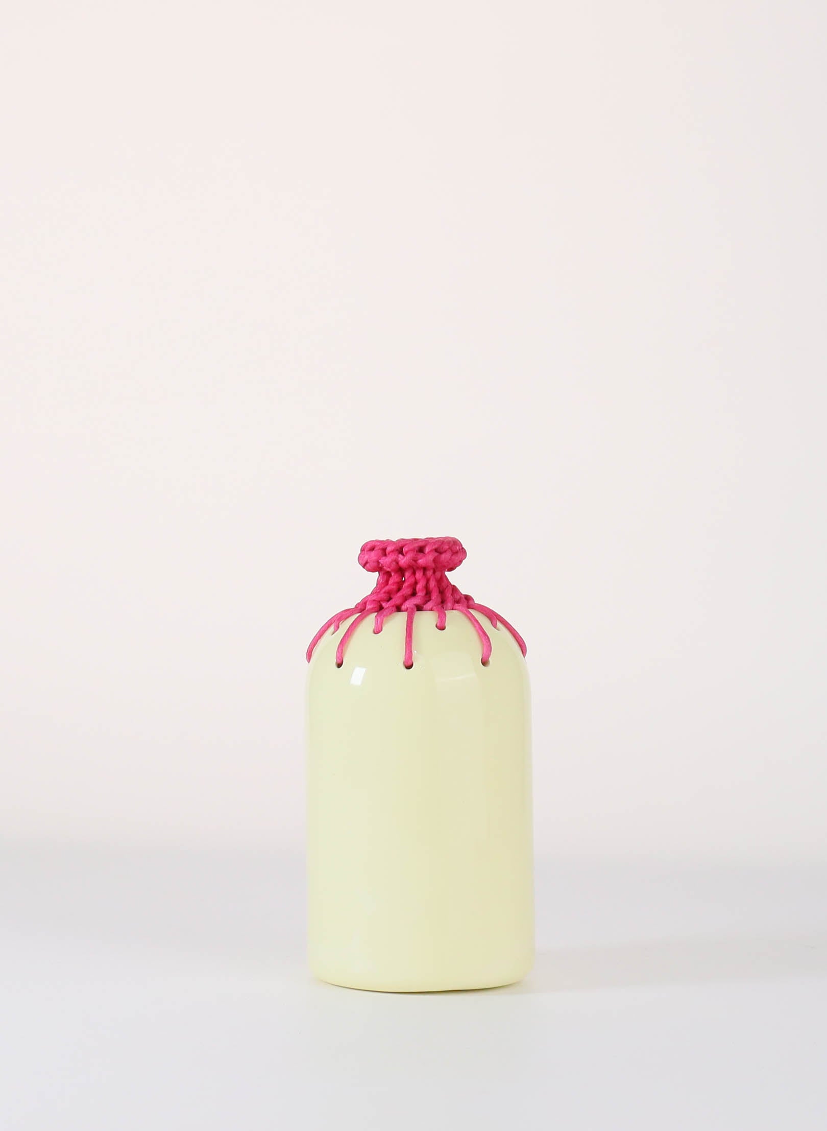Colourburst Series: Lemon &amp; Dark Pink Vase