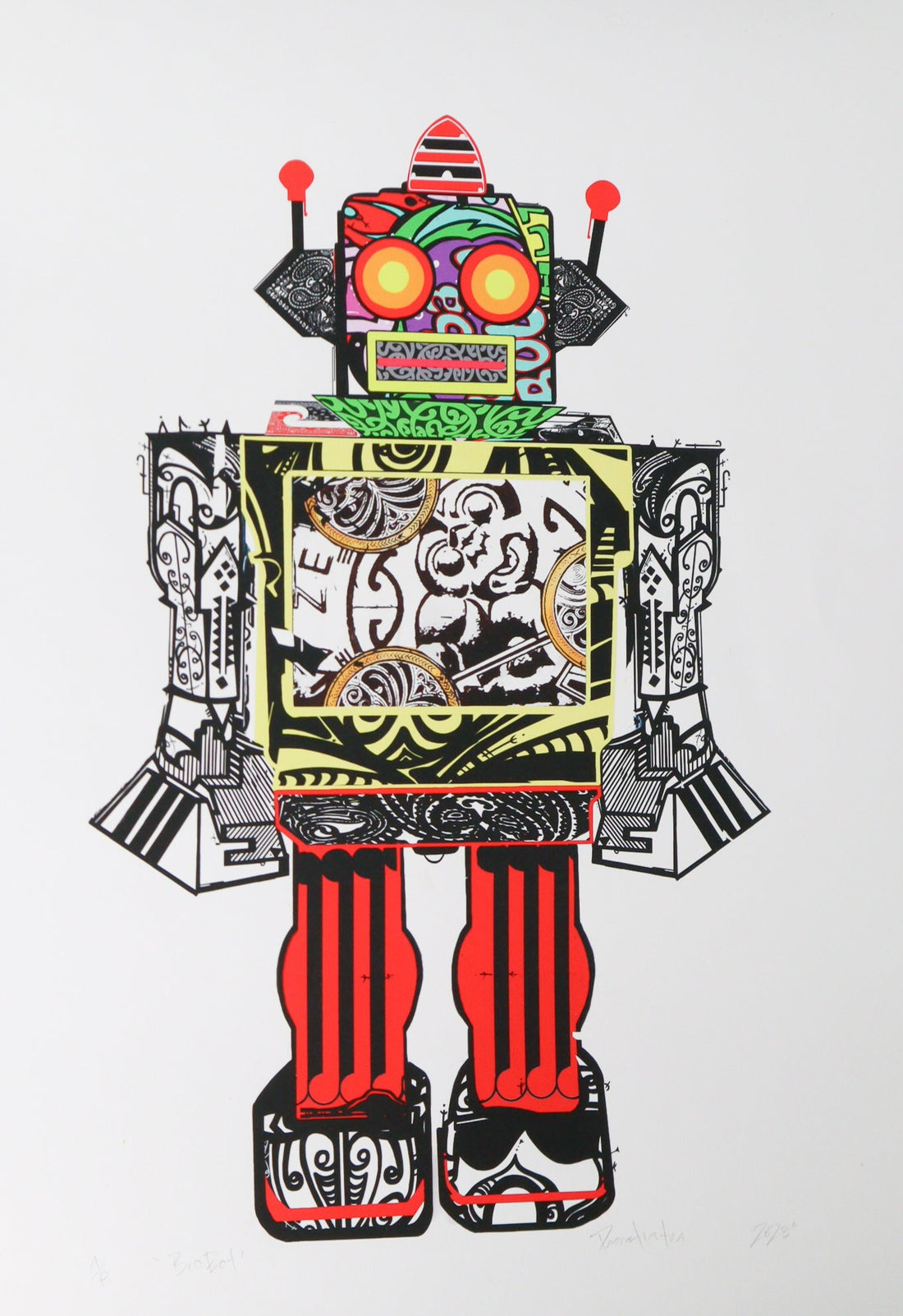 BroBot - Unframed Digital Print
