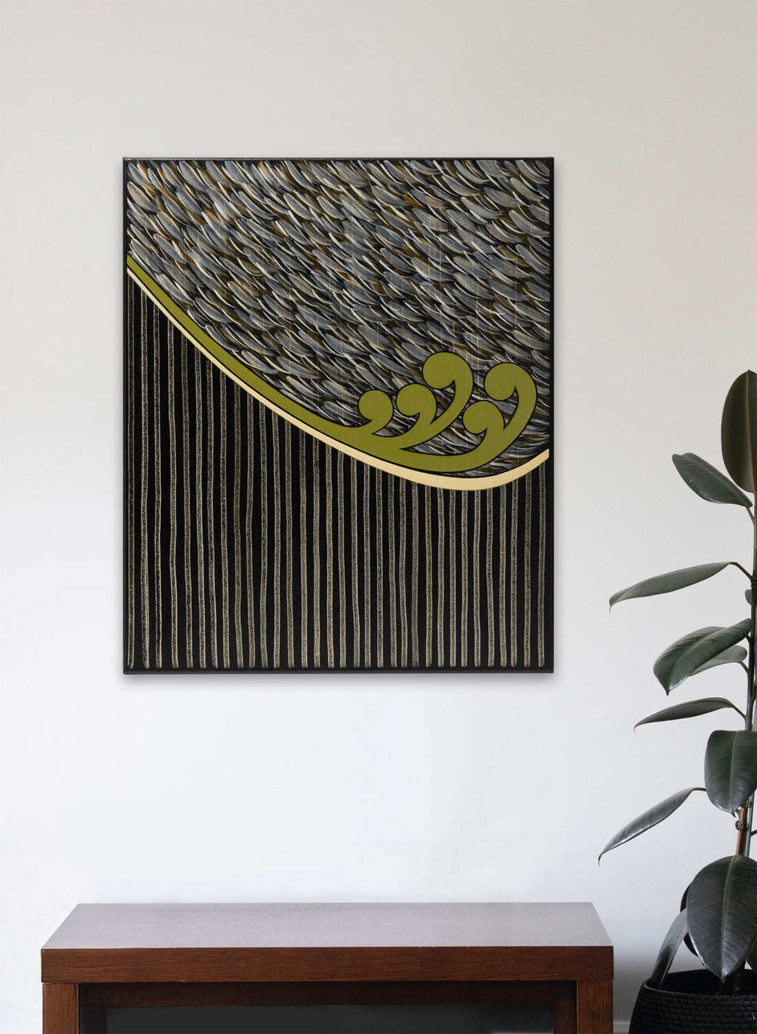 Feathers &amp; Fronds - Original Painting