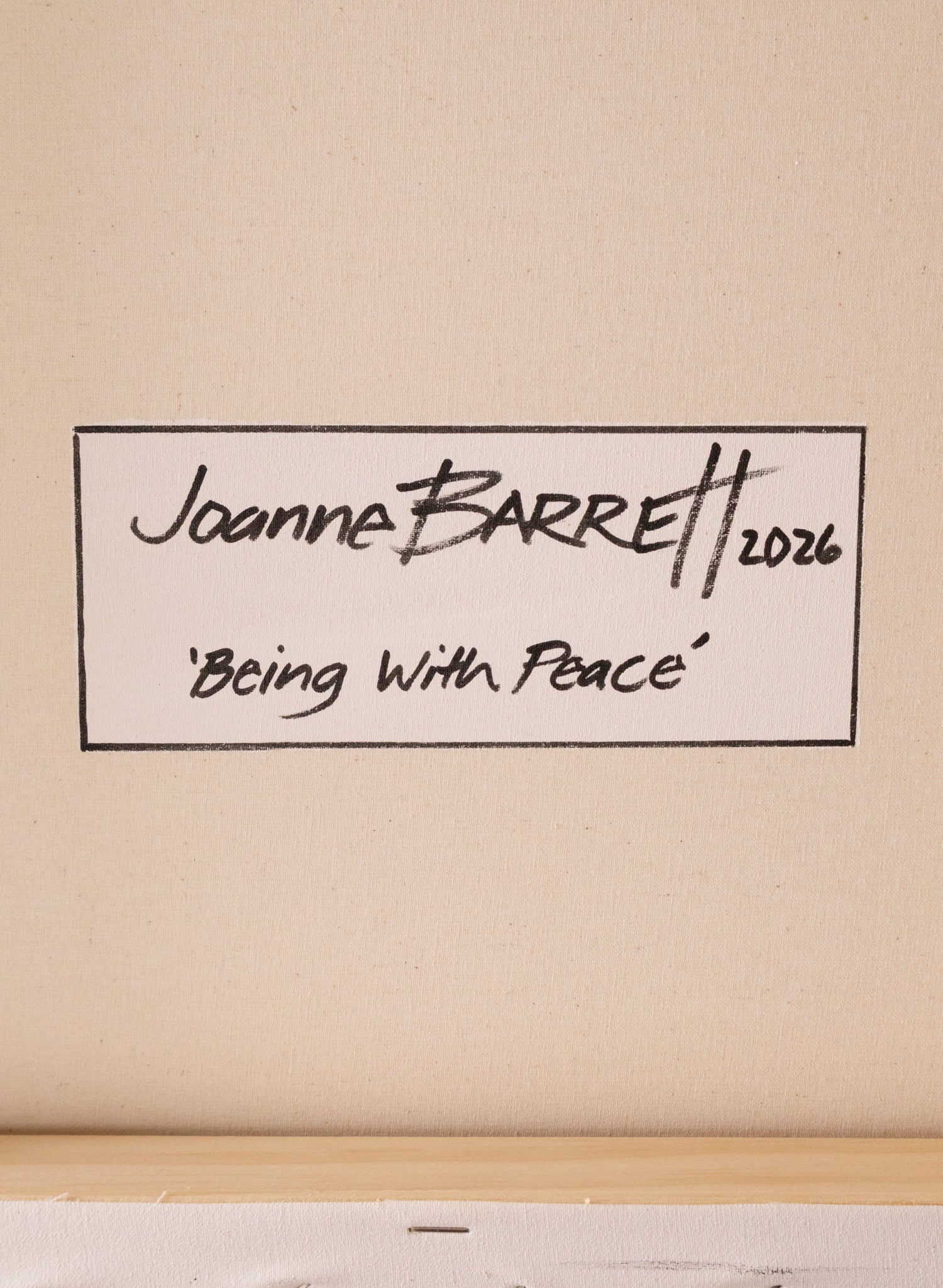 Being With Peace - Original Painting