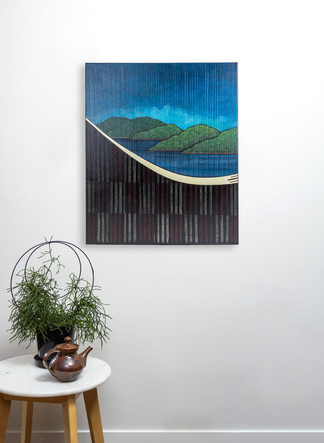 Far North River Valley Original Painting