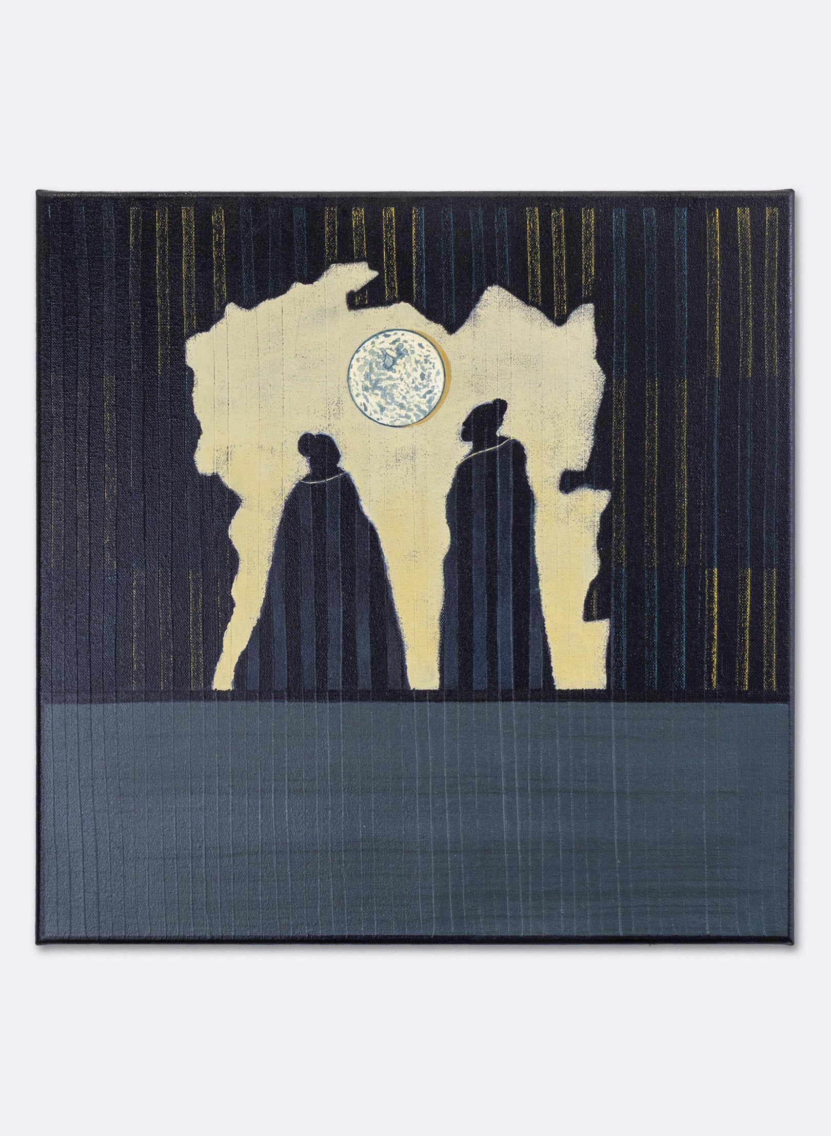 Standing With The Moon - Original Painting