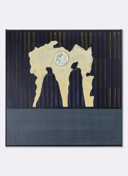 Standing With The Moon - Original Painting