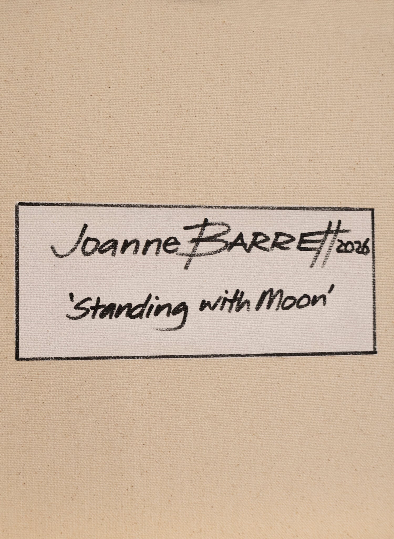 Standing With The Moon - Original Painting