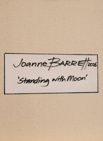Standing With The Moon - Original Painting