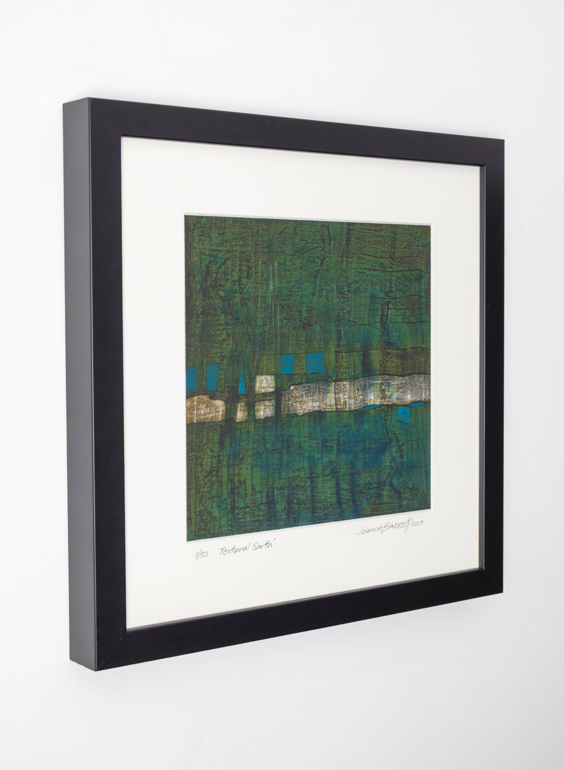 Textural Earth Framed Print