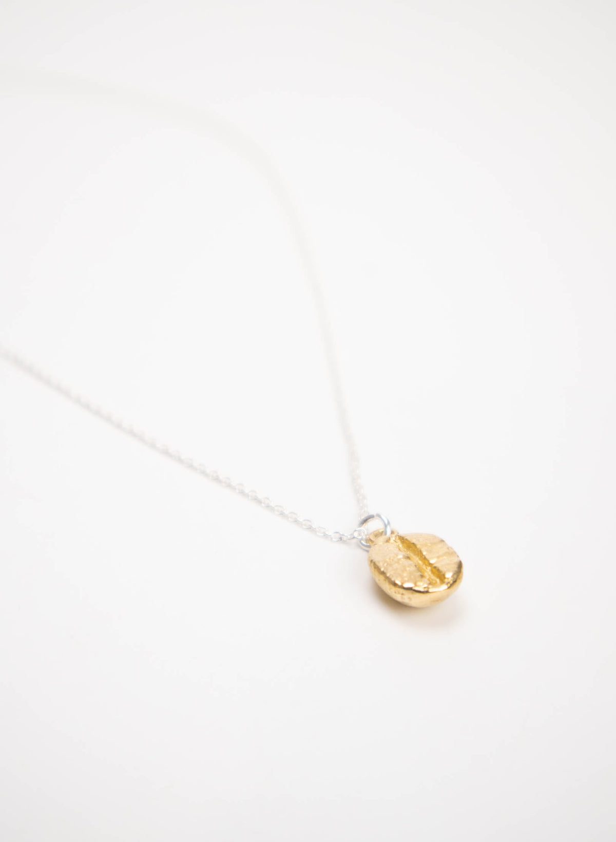 Gold Coffee Bean Necklace