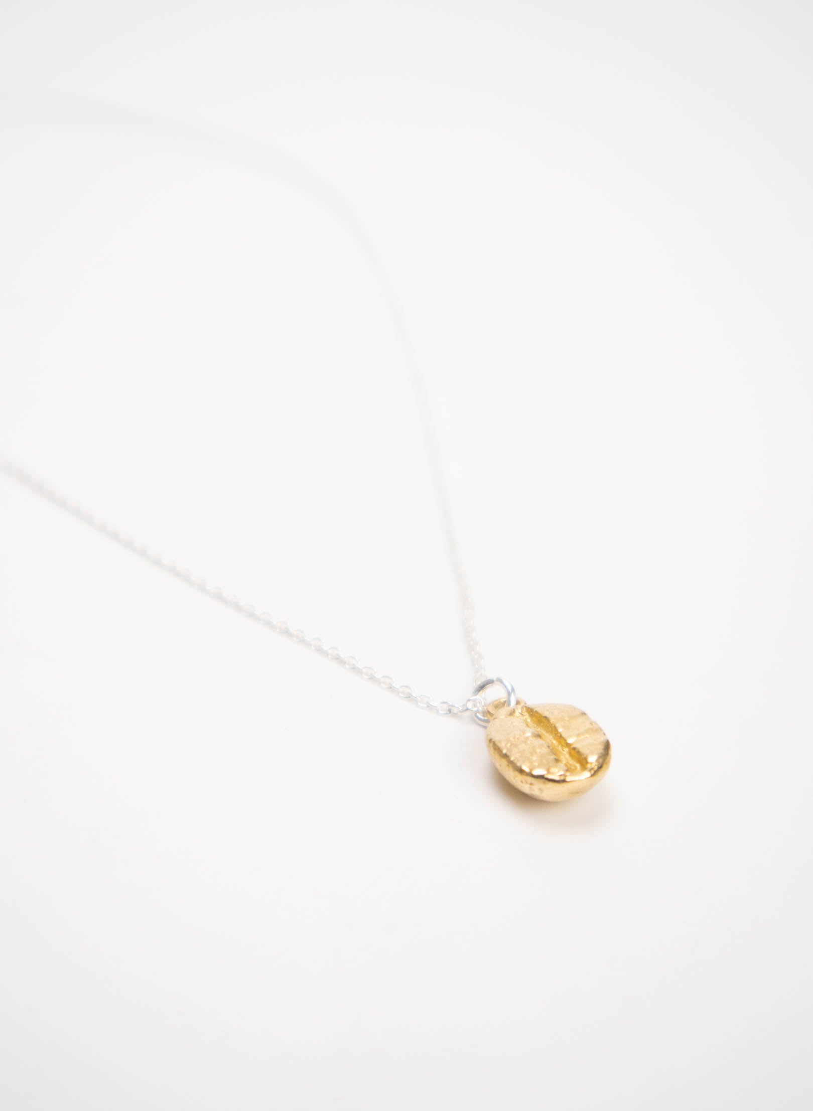 Gold Coffee Bean Necklace