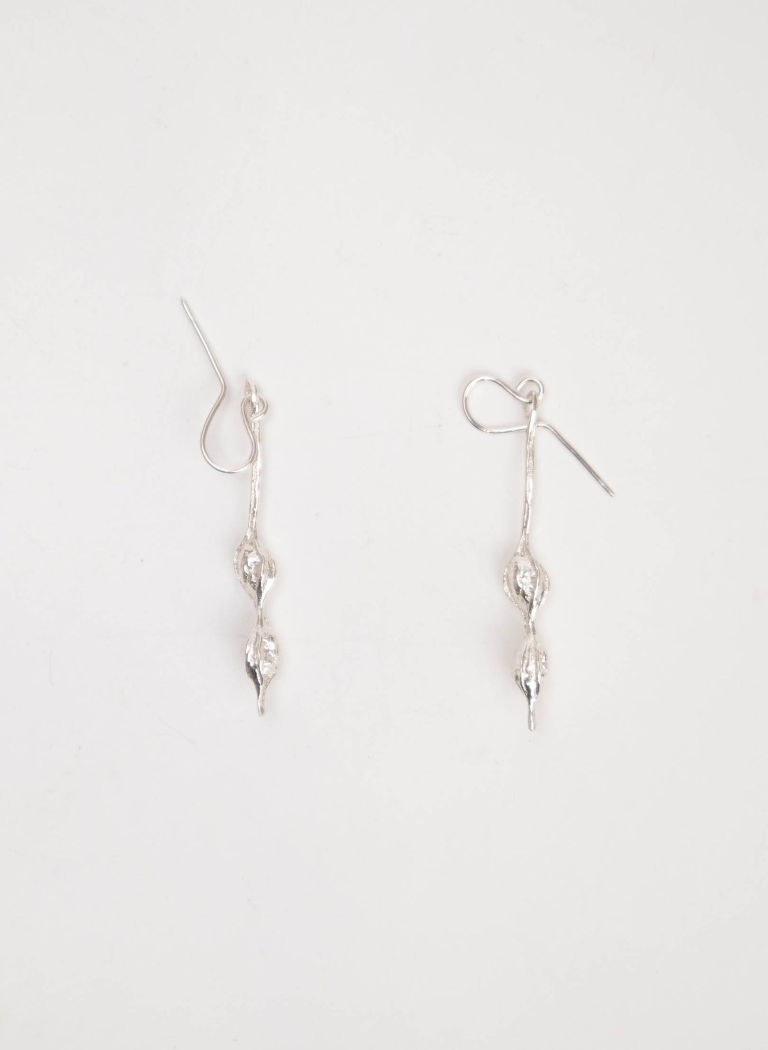 Kōwhai Drop Earrings - Sterling Silver