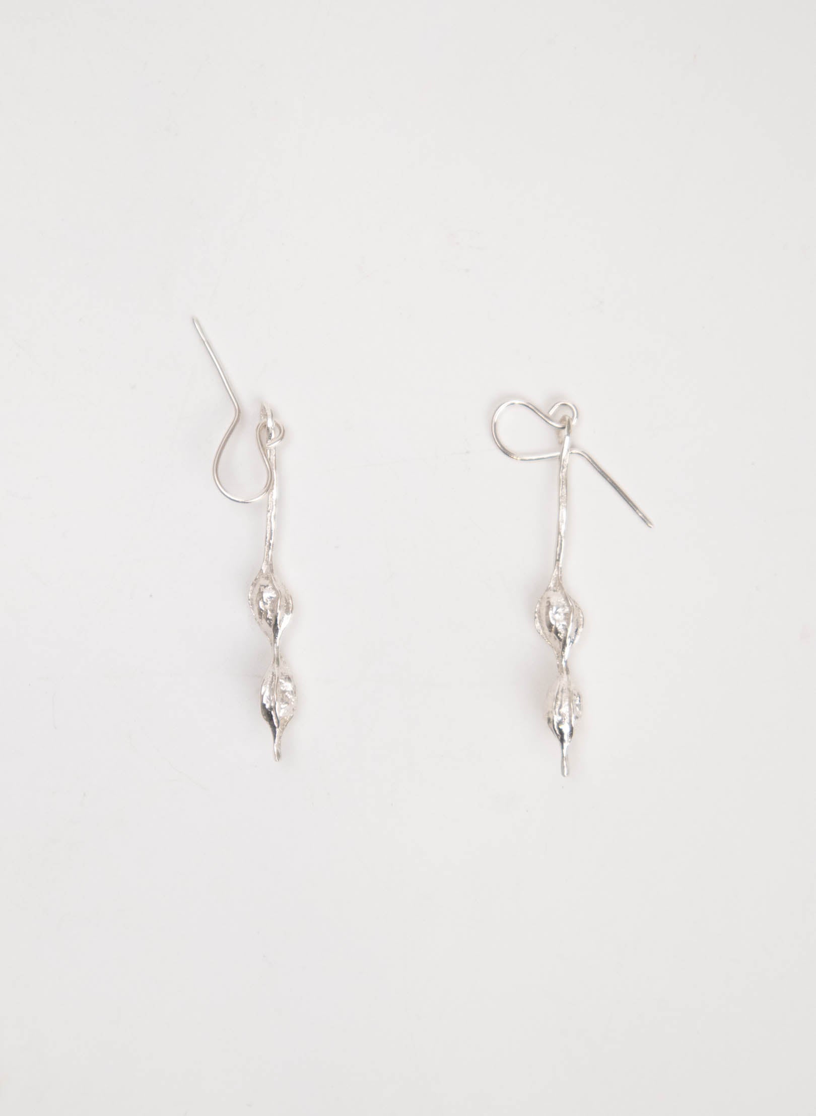 Kōwhai Drop Earrings - Sterling Silver